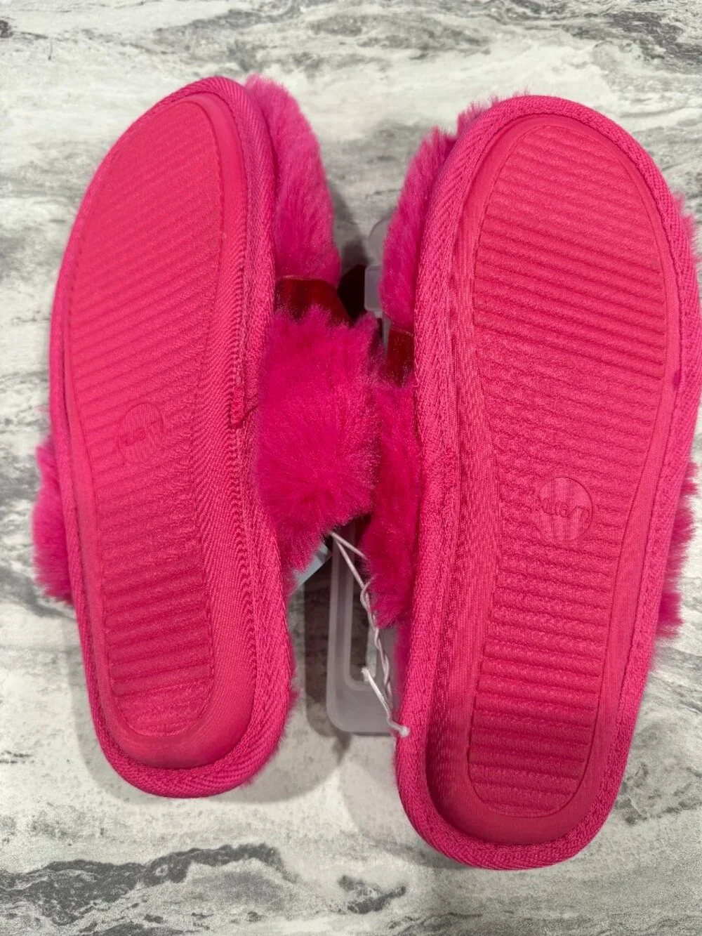 Kids' Amoret Plush Scuff Slippers - Cat & Jack™ Pink Girl Size XL(6/7)